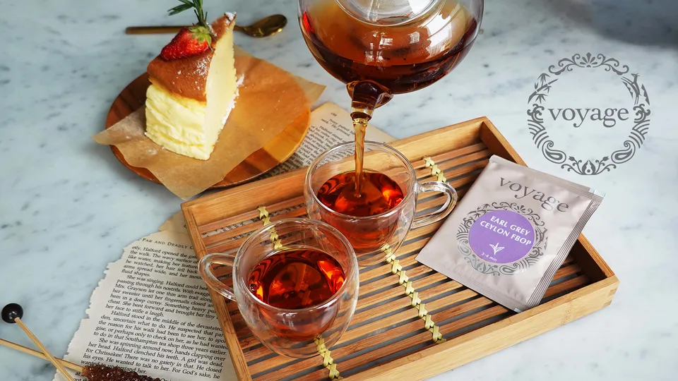 Voyage Ceylon tea poured at the Pinnacle Gastro showroom